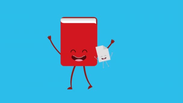 Diseño de libros animados, Vídeo Animación — Vídeos de Stock