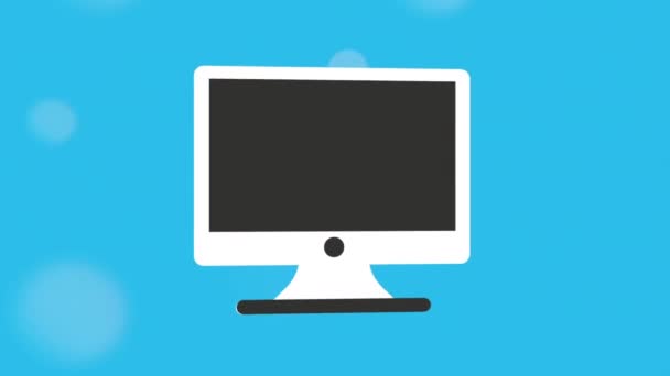 Ícone de Wifi design, Animação de vídeo — Vídeo de Stock