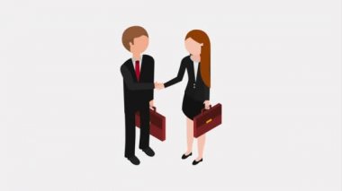 ekip çalışması kavramı tasarım, Video animasyon