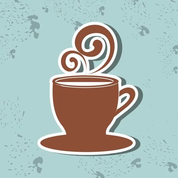 Kávé ikon kialakítása — Stock Vector
