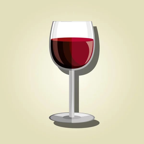 Diseño del icono del vino — Vector de stock