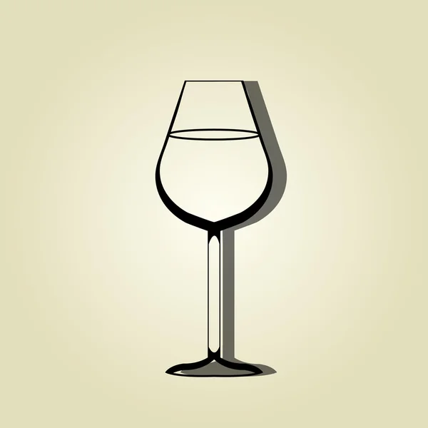 와인 아이콘 디자인 — 스톡 벡터