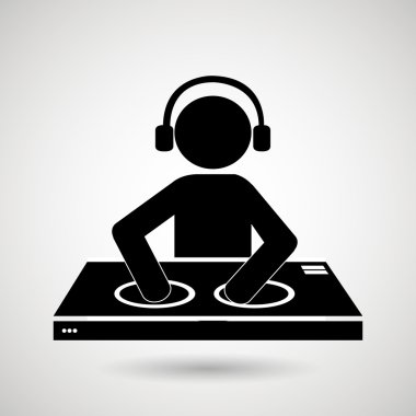 DJ simgesi tasarım