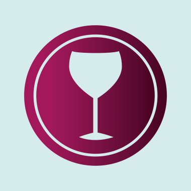 Şarap simgesi tasarım