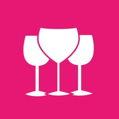 Şarap simgesi tasarım