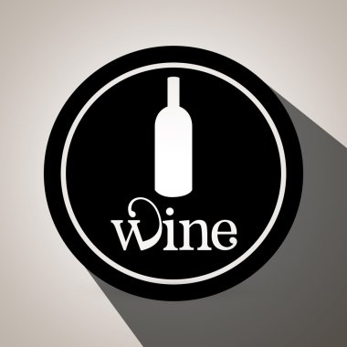 Şarap simgesi tasarım