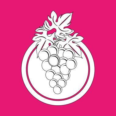 Üzüm simgesi tasarım