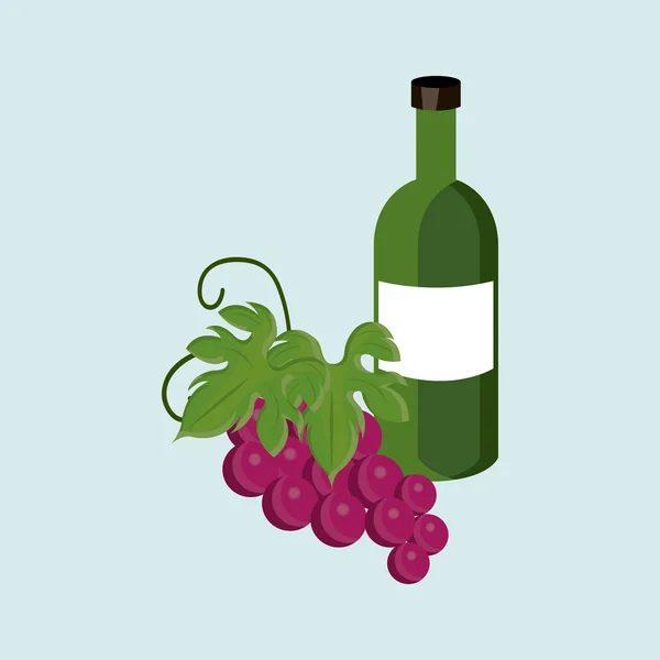 ワインのアイコン デザイン — ストックベクタ