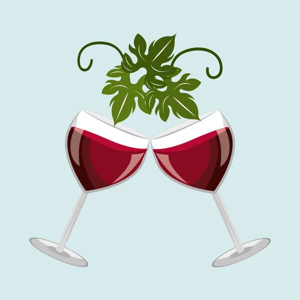 Design de ícone de vinho — Vetor de Stock