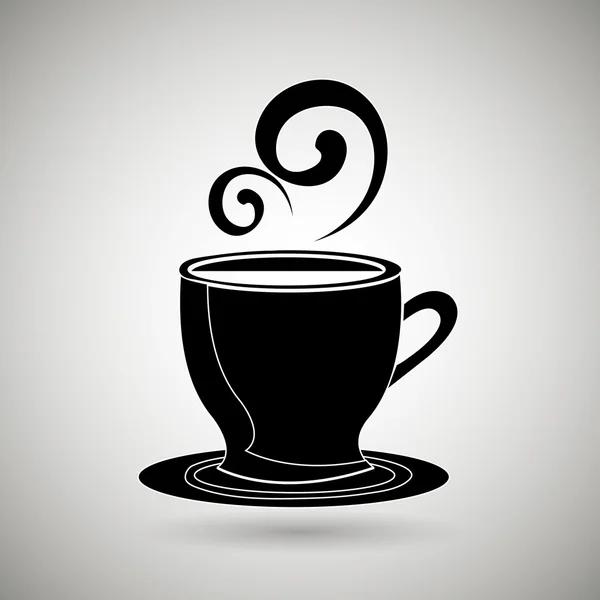 Design von Kaffee-Ikonen — Stockvektor