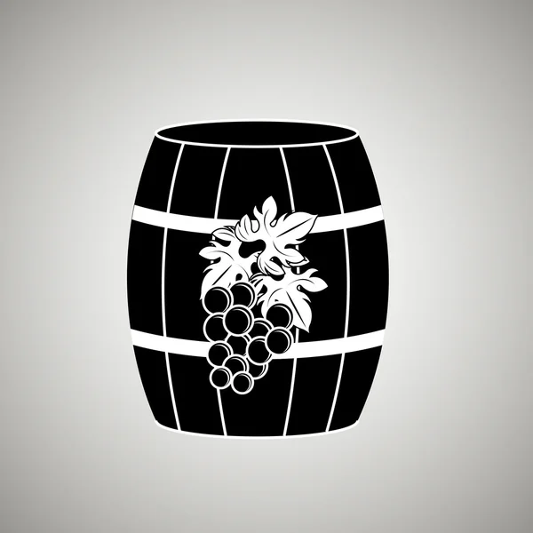 Дизайн иконы вина — стоковый вектор