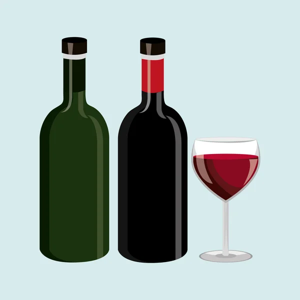 Wine icon design — Stock Vector