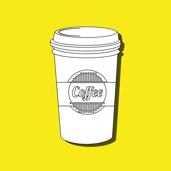 Koffie pictogram ontwerp — Stockvector