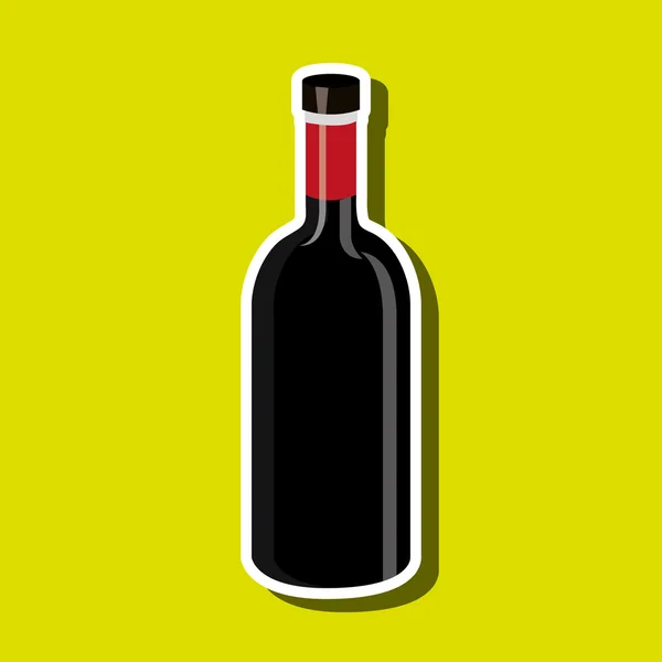 Diseño del icono del vino — Archivo Imágenes Vectoriales