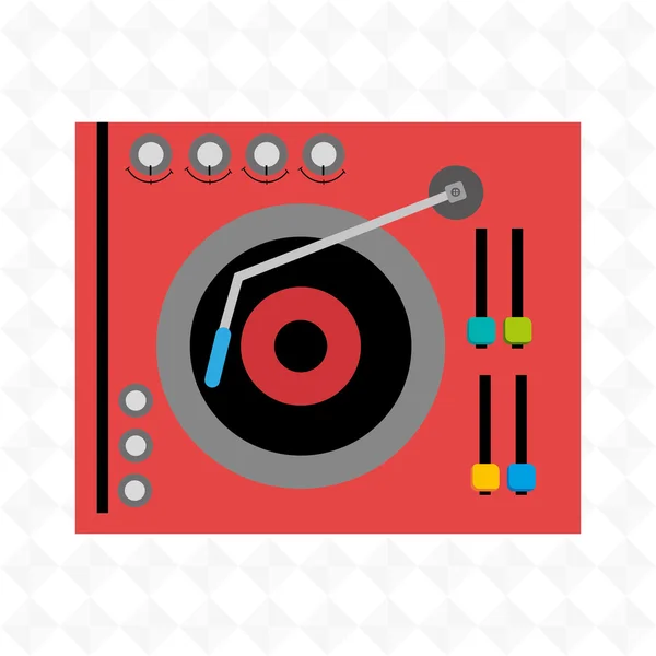 DJ icon дизайн — стоковий вектор