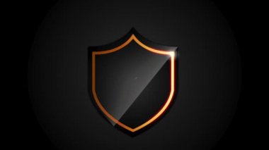 Kalkan simgesi tasarım, video animasyon