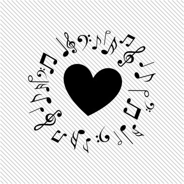 müzikal simgesi tasarım 