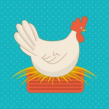 çiftlik taze simgesi tasarım 