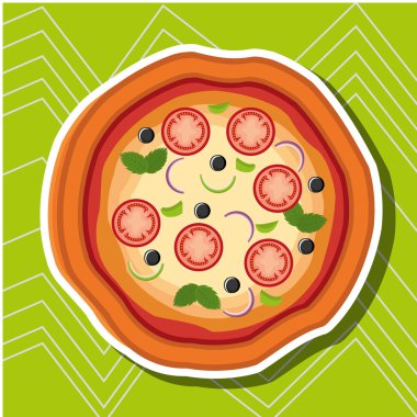 güzel pizza tasarım