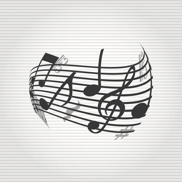 Design de ícone musical —  Vetores de Stock