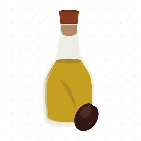 Diseño del aceite de oliva — Vector de stock