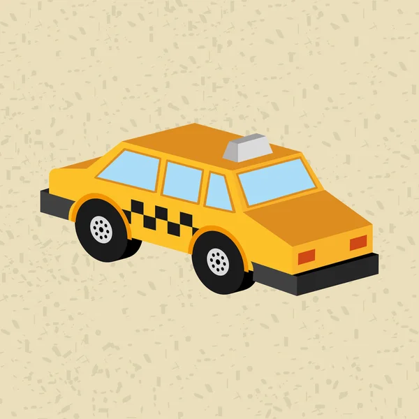 Diseño de icono de coche isométrica — Vector de stock