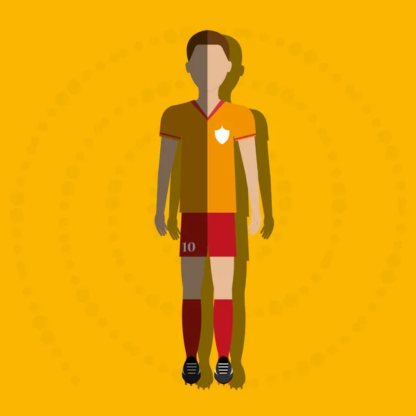 Fútbol fútbol diseño — Vector de stock