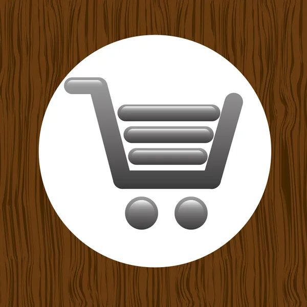 Diseño del icono de compras — Vector de stock