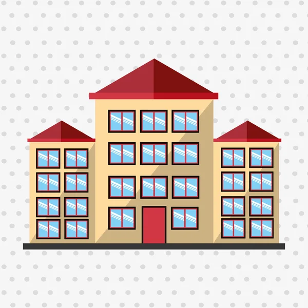 Diseño de icono residencial — Vector de stock