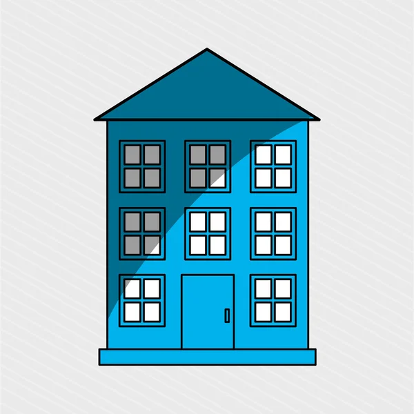 Diseño de icono residencial — Vector de stock