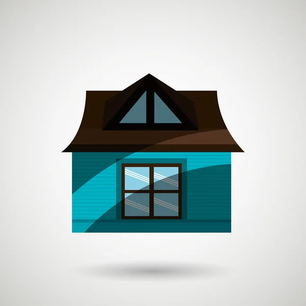 Diseño de icono residencial — Vector de stock