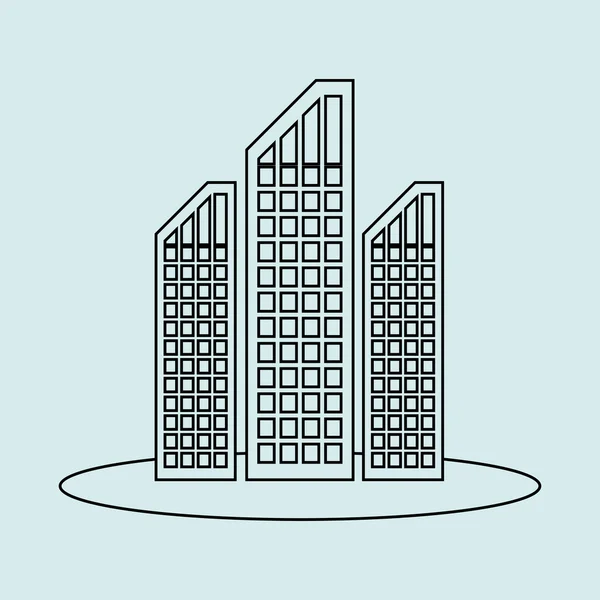 Residential icon design — Stock Vector