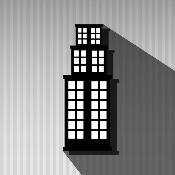 Design icône résidentielle — Image vectorielle