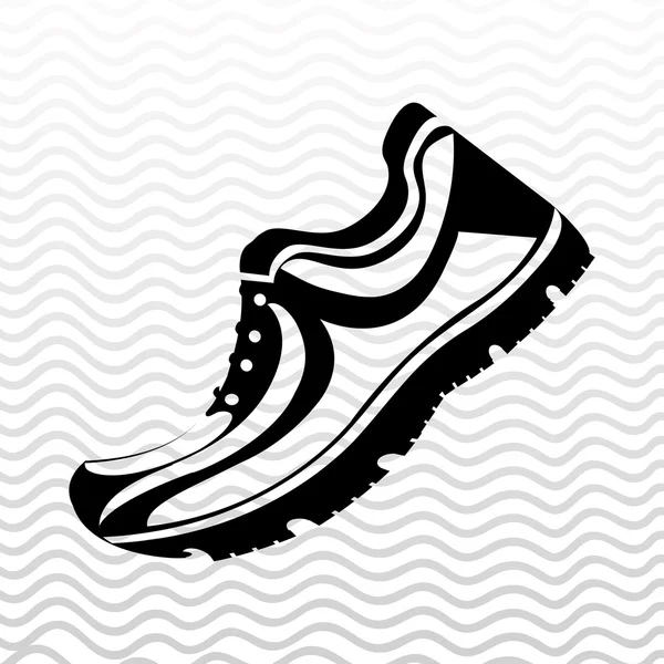 Diseño de zapatos para correr — Archivo Imágenes Vectoriales