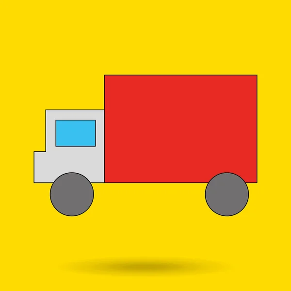 Design ícone caminhão — Vetor de Stock