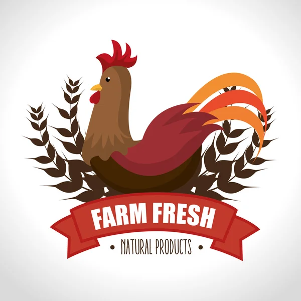 Ferme design frais — Image vectorielle