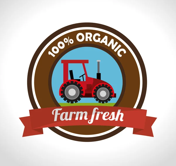 Farm fresh design — Stock Vector