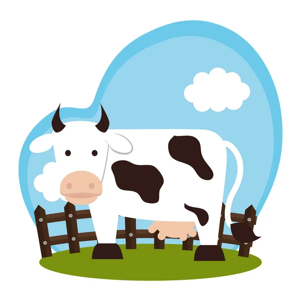 Animal farm design — Stock Vector