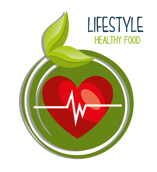 Healthy food design — Stock Vector