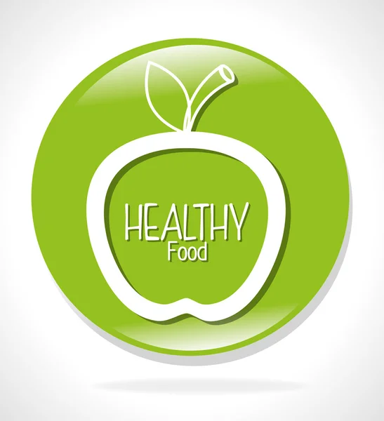 Design gesunder Lebensmittel — Stockvektor
