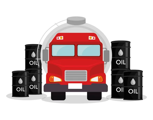 Petroleum industry  design — Stock Vector