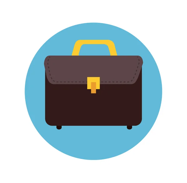 Briefcase icon design — Stock Vector