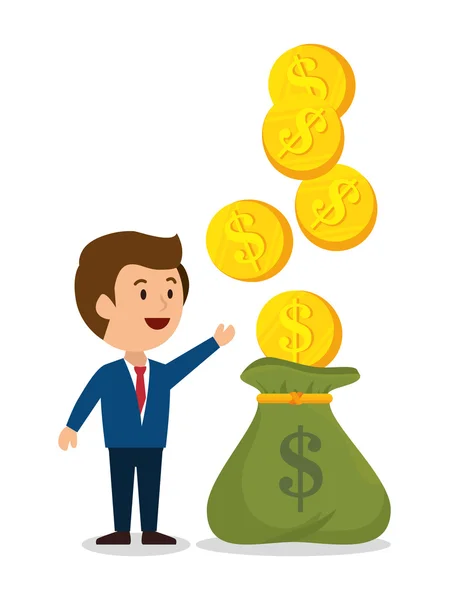 Money concept design — Stock Vector