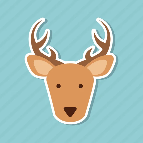 Diseño de dibujos animados de animales — Vector de stock