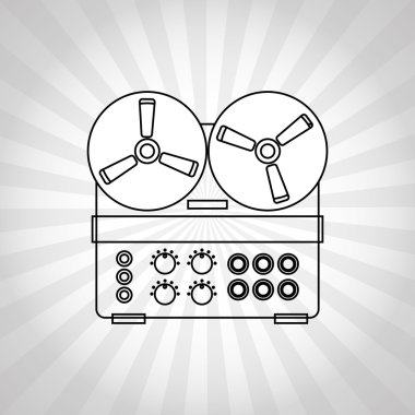 müzikal ses simgesi tasarım