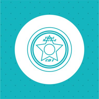 müzikal ses simgesi tasarım