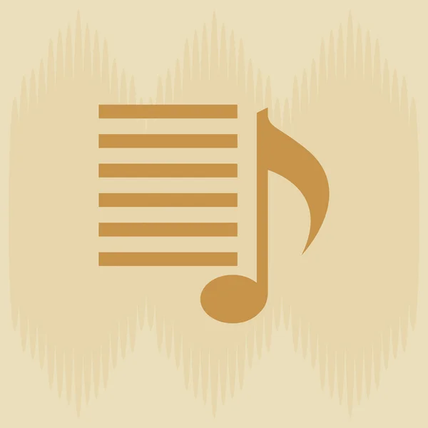 Музыкальный дизайн иконок — стоковый вектор
