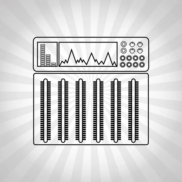 音乐的声音图标设计 — 图库矢量图片