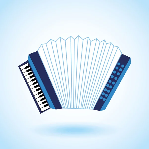 Diseño de icono de sonido musical — Vector de stock