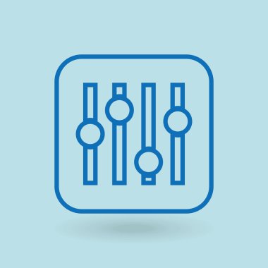 müzikal ses simgesi tasarım